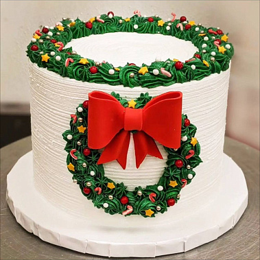 «Рождественский венок» купить - сергиевпосад.сладкоежкин.рф
