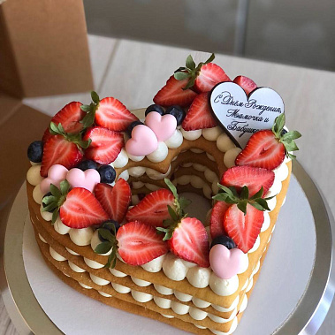 Торт «Сердце» купить - сергиевпосад.сладкоежкин.рф