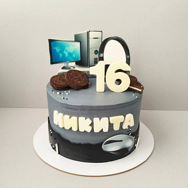 Торт "Компьютер" купить - сергиевпосад.сладкоежкин.рф