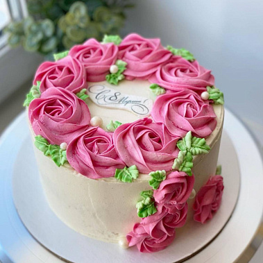 "Розовый венок" купить - сергиевпосад.сладкоежкин.рф