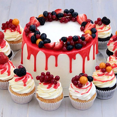 Торт глазурь и ягоды купить - сергиевпосад.сладкоежкин.рф